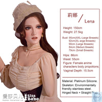 ElsaBabe 157cm 160cm 165cm Fantasy Style TPE or Platinum Silicone Sex Doll Lena Davis Elsa Babe