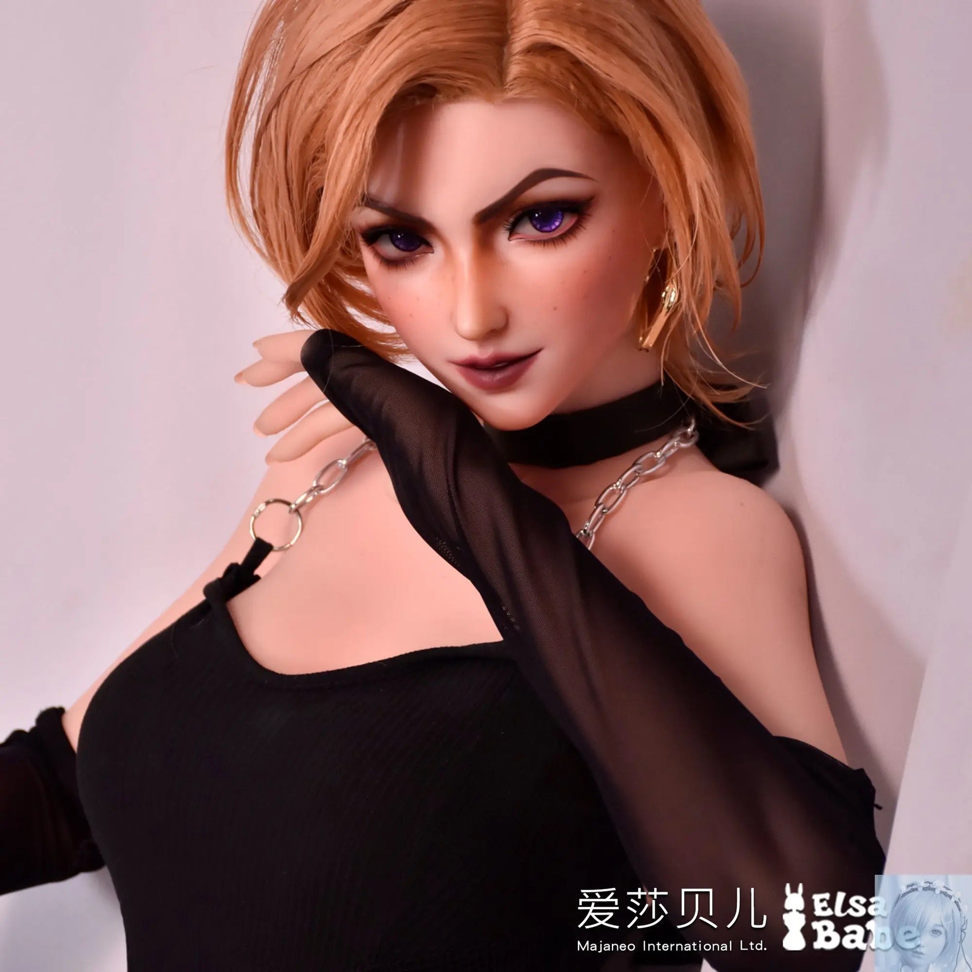 ElsaBabe 157cm 160cm 165cm Fantasy Style TPE or Platinum Silicone Sex Doll Rosalyn Clark Elsa Babe