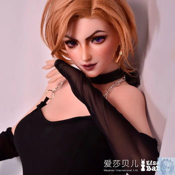 ElsaBabe 157cm 160cm 165cm Fantasy Style TPE or Platinum Silicone Sex Doll Rosalyn Clark Elsa Babe