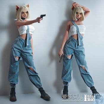 ElsaBabe 157cm 160cm 165cm Fantasy Style TPE or Platinum Silicone Sex Doll Zana Fox Elsa Babe