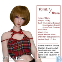 ElsaBabe 90cm 102cm Fantasy Style TPE or Platinum Silicone Sex Doll Akiyama Naoko Elsa Babe