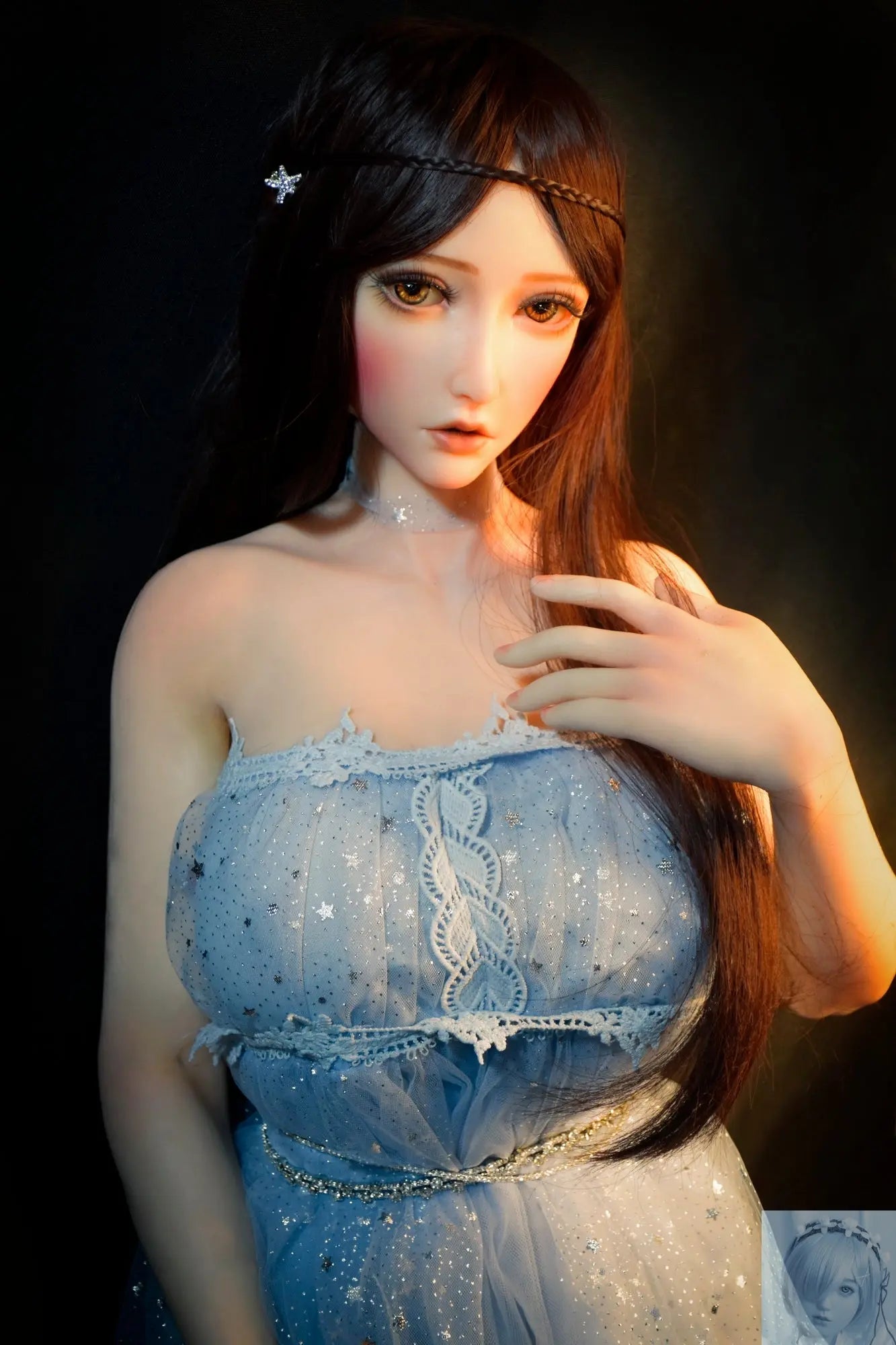 ElsaBabe 90cm 102cm Fantasy Style TPE or Platinum Silicone Sex Doll Akiyama Naoko Elsa Babe