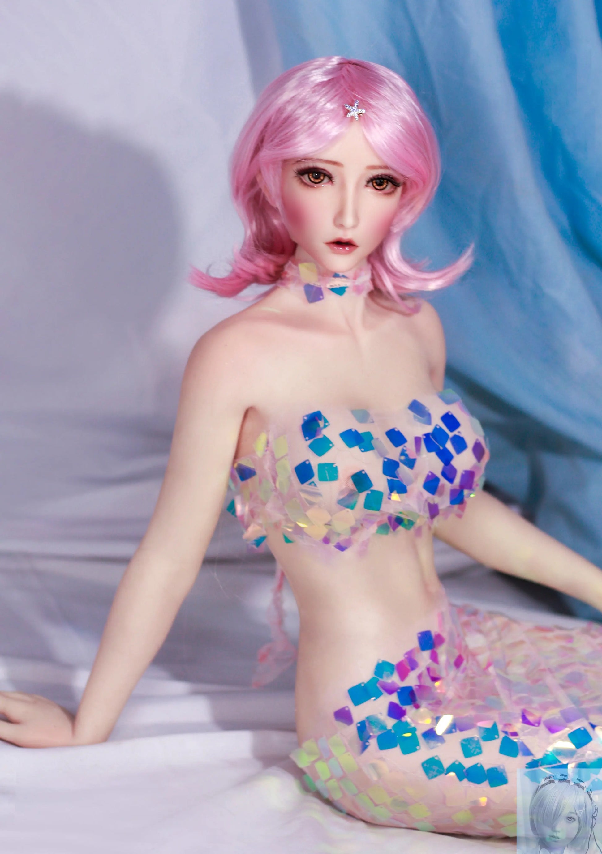 ElsaBabe 90cm 102cm Fantasy Style TPE or Platinum Silicone Sex Doll Akiyama Naoko Elsa Babe