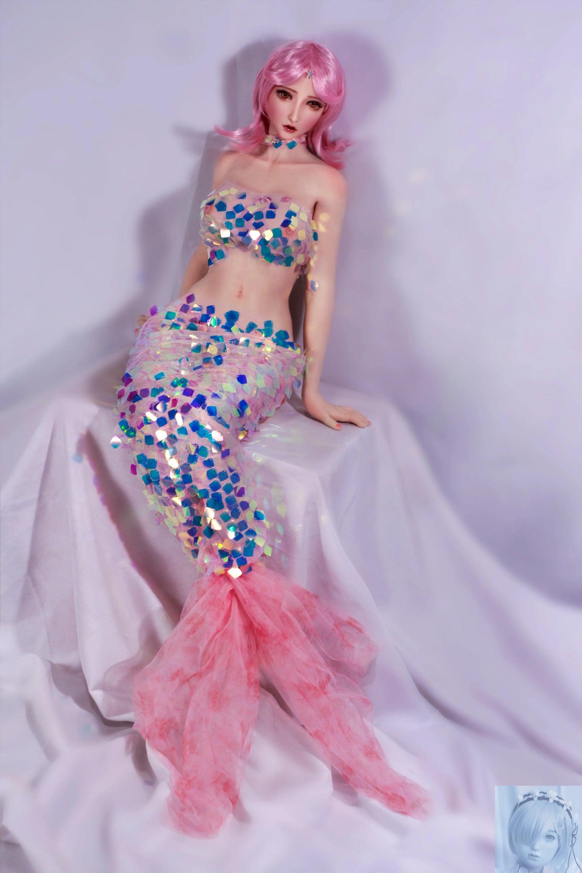 ElsaBabe 90cm 102cm Fantasy Style TPE or Platinum Silicone Sex Doll Akiyama Naoko Elsa Babe