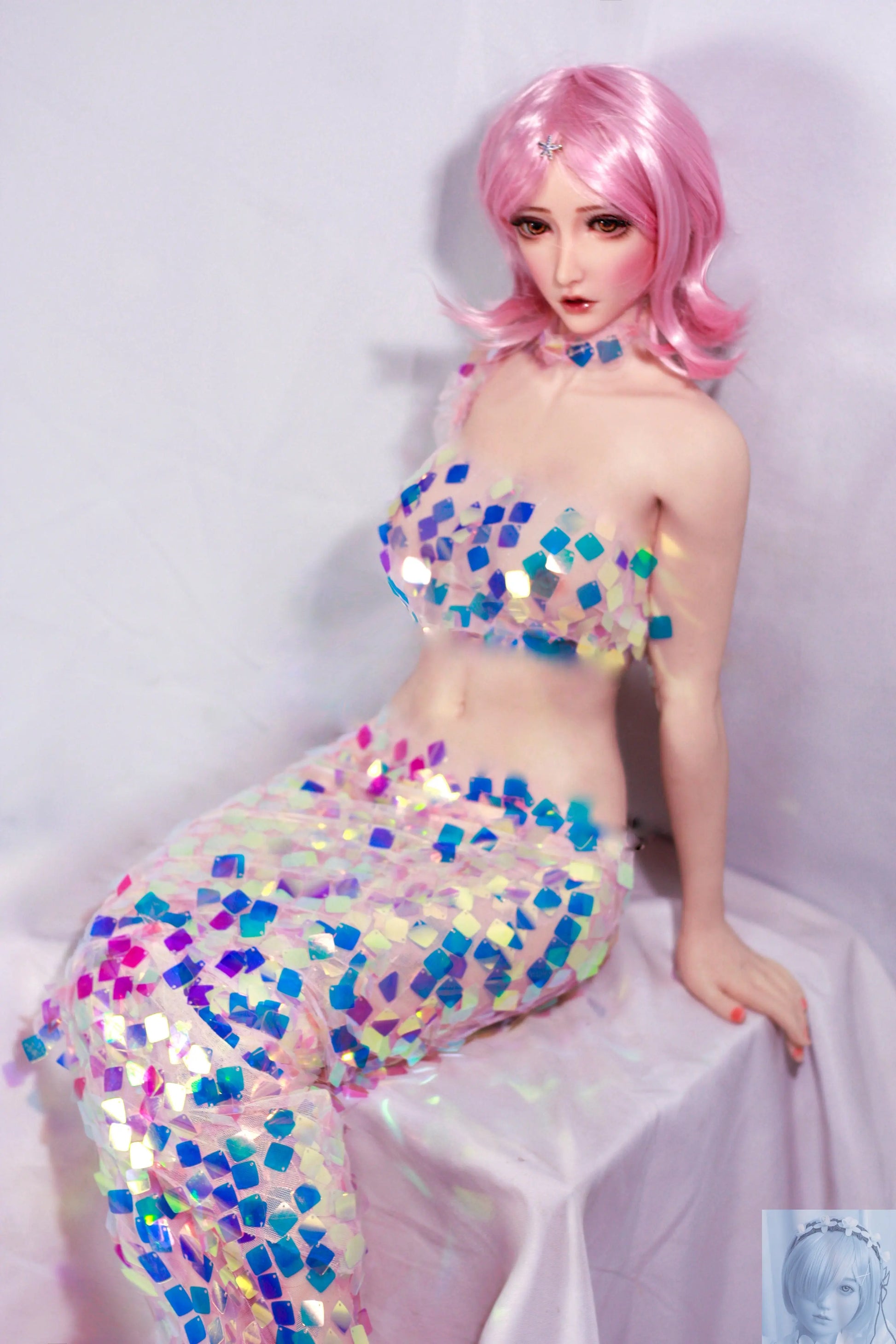 ElsaBabe 90cm 102cm Fantasy Style TPE or Platinum Silicone Sex Doll Akiyama Naoko Elsa Babe