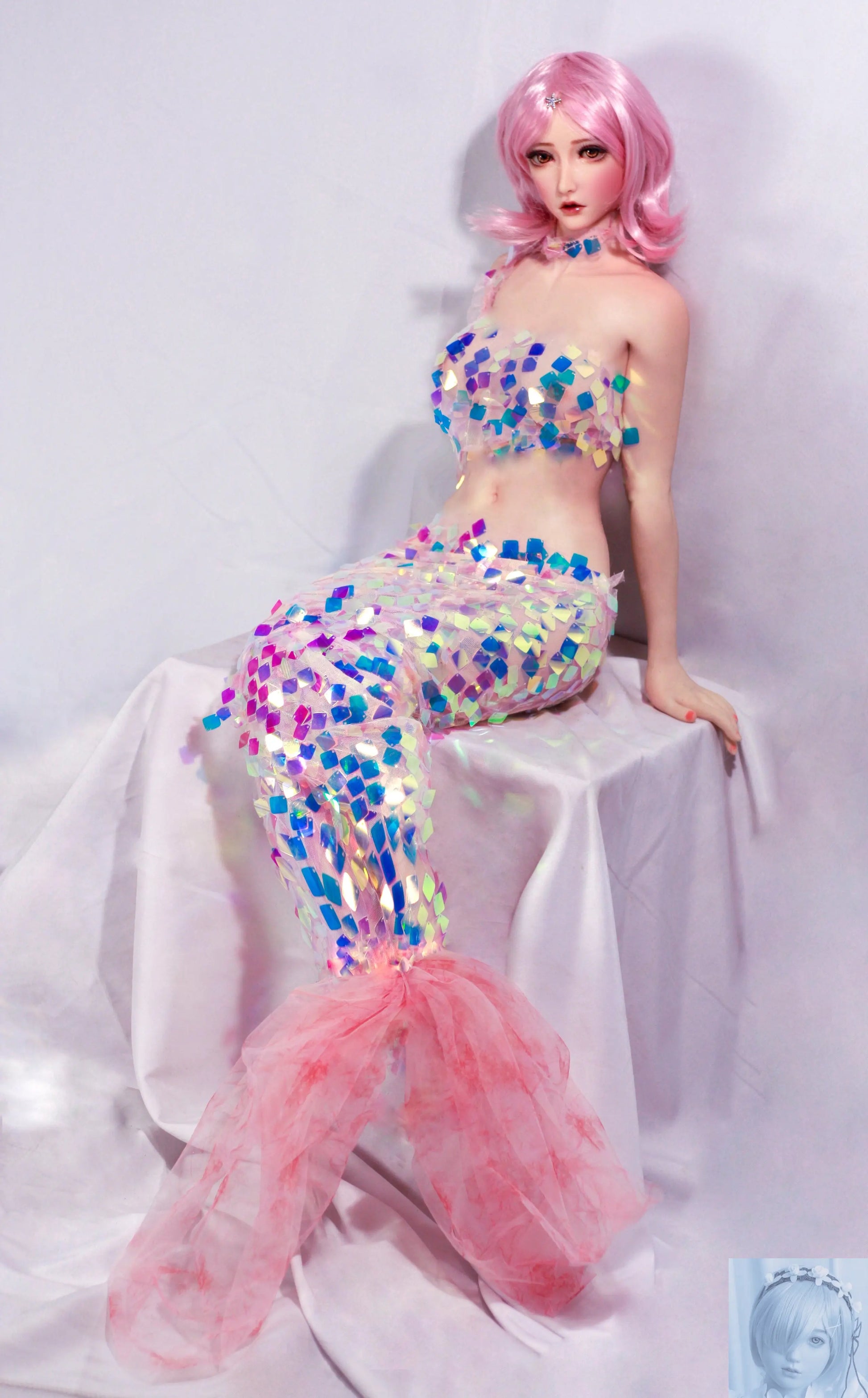 ElsaBabe 90cm 102cm Fantasy Style TPE or Platinum Silicone Sex Doll Akiyama Naoko Elsa Babe