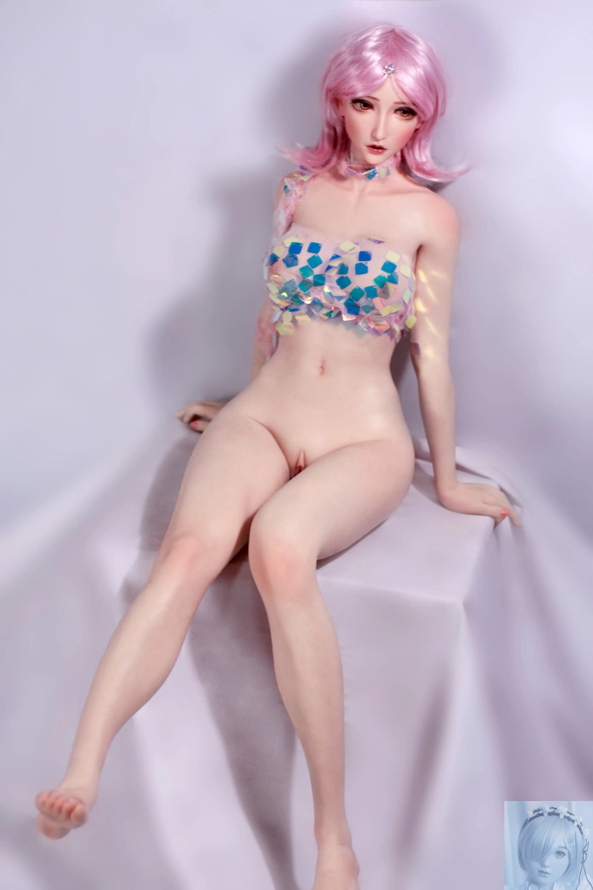 ElsaBabe 90cm 102cm Fantasy Style TPE or Platinum Silicone Sex Doll Akiyama Naoko Elsa Babe