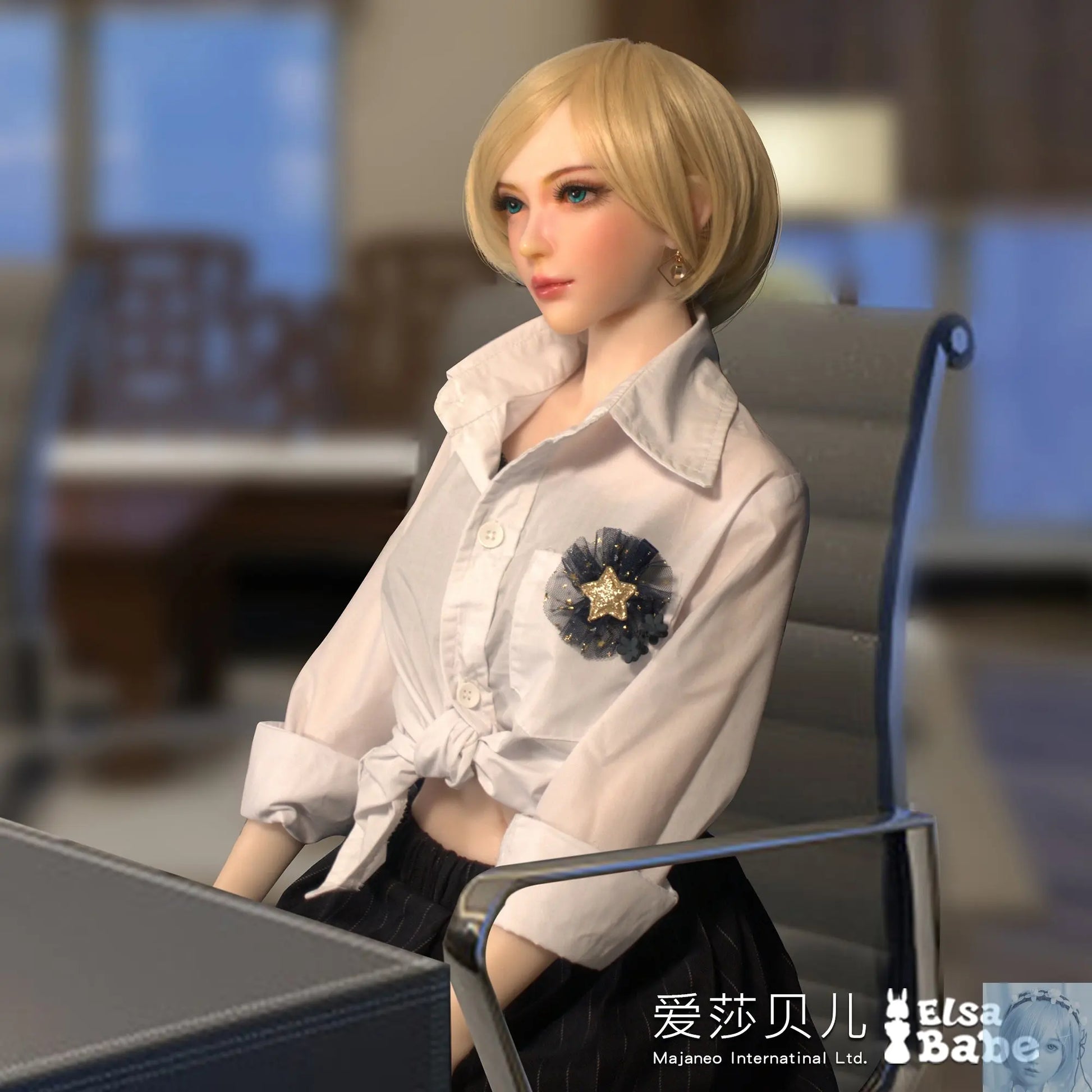 ElsaBabe 90cm 102cm Fantasy Style TPE or Platinum Silicone Sex Doll Tanaka Miyuki Elsa Babe