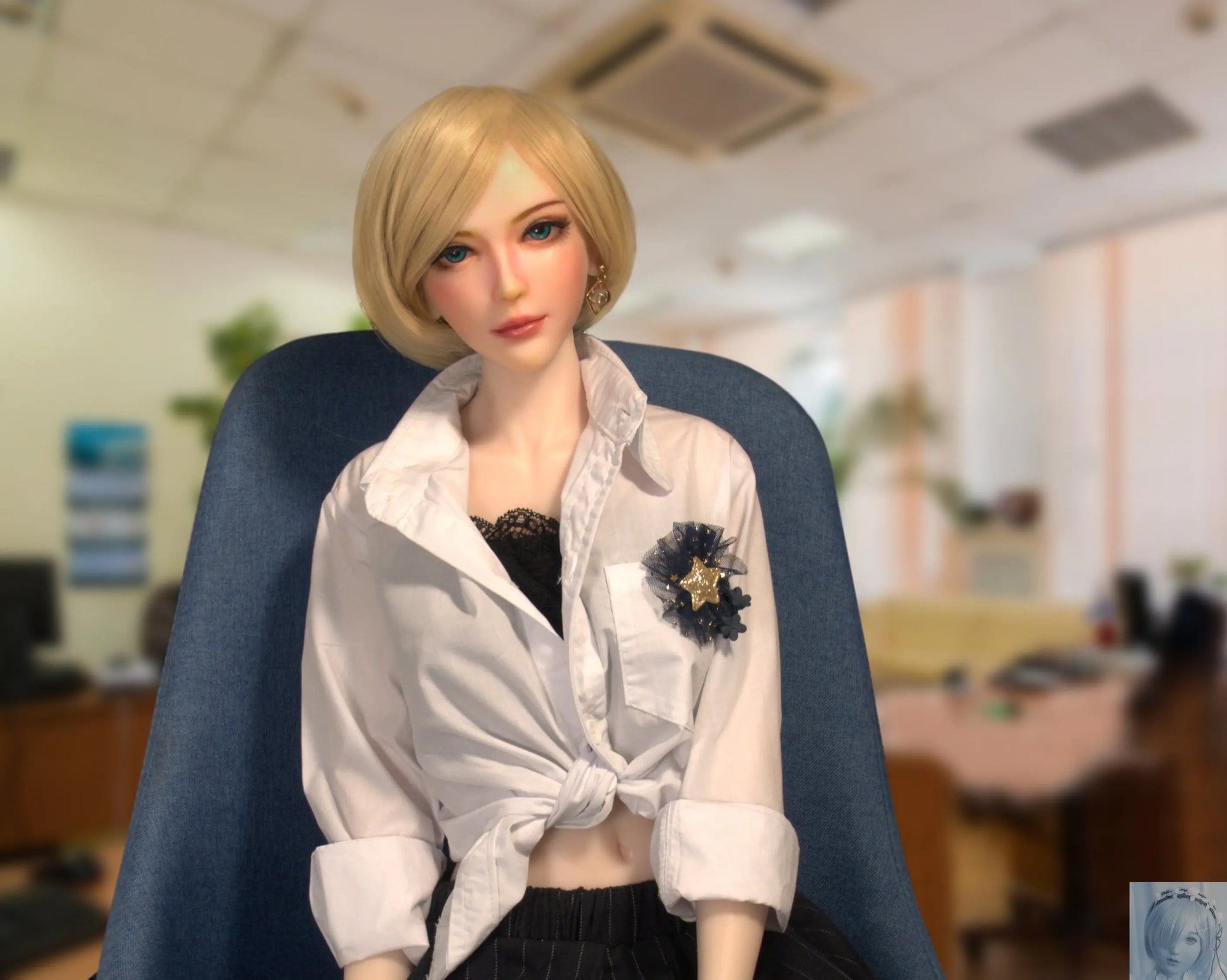 ElsaBabe 90cm 102cm Fantasy Style TPE or Platinum Silicone Sex Doll Tanaka Miyuki Elsa Babe