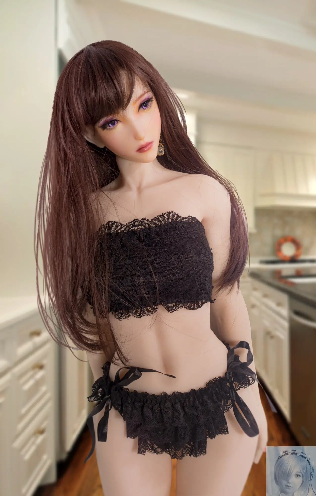 ElsaBabe 90cm 102cm Fantasy Style TPE or Platinum Silicone Sex Doll Uehara Chiho Elsa Babe