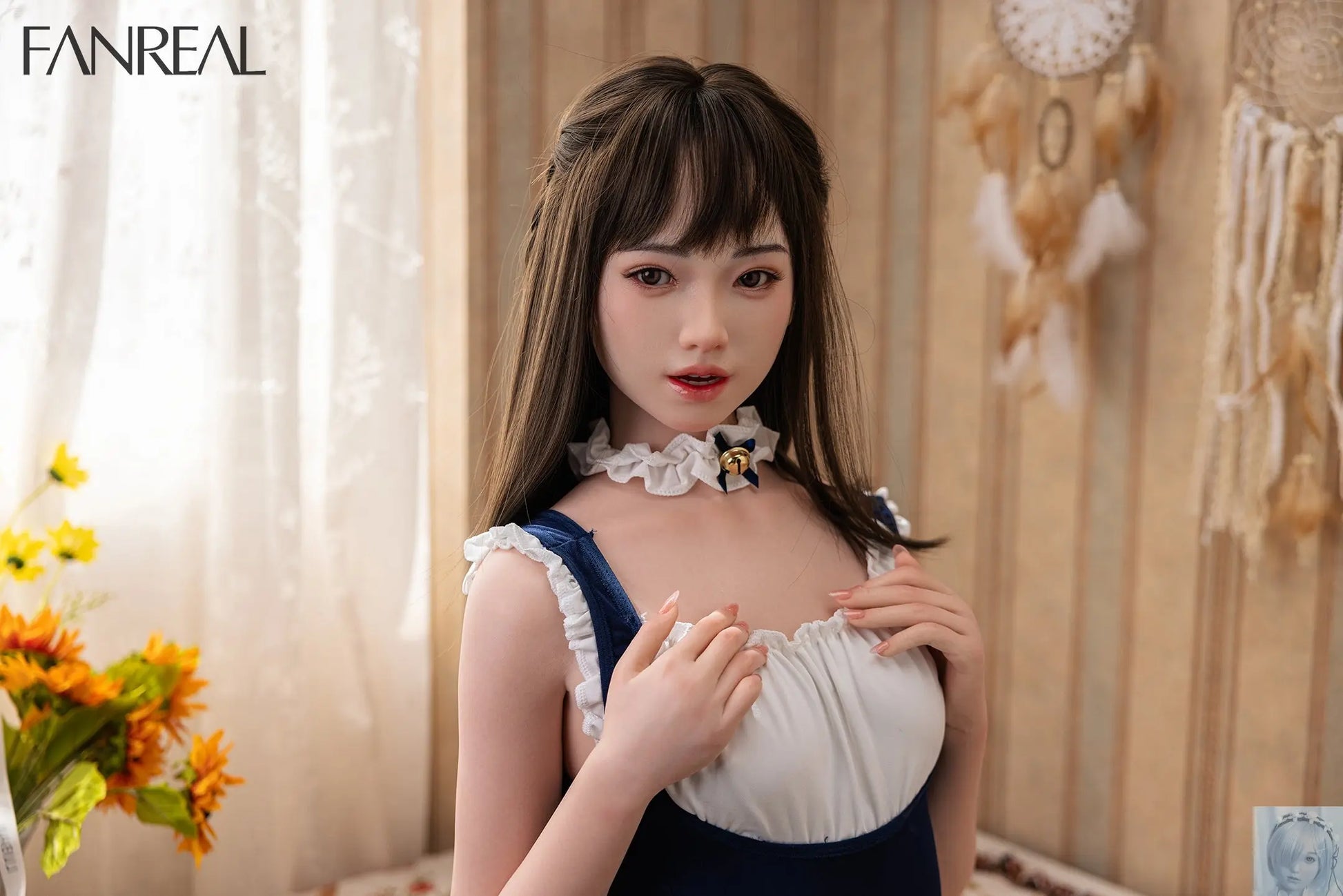 Fanreal 153cm B Cup Silicone Sex Doll Molly ROS Fair Fanreal