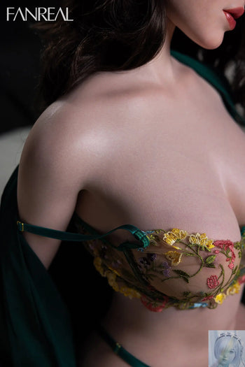 Fanreal 155cm F Cup Silicone Sex Doll Gina Fair Real Skin ROS Fanreal