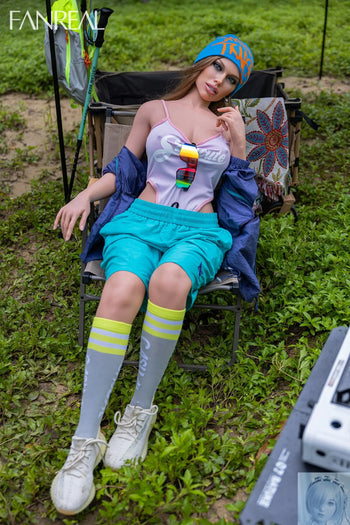 Fanreal 155cm F Cup Silicone Sex Doll Kelly Tan Real Skin Fanreal