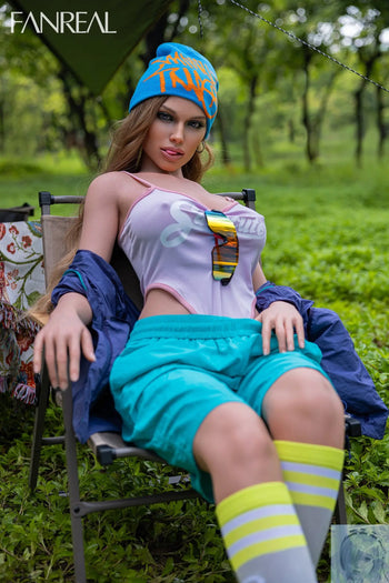 Fanreal 155cm F Cup Silicone Sex Doll Kelly Tan Real Skin Fanreal