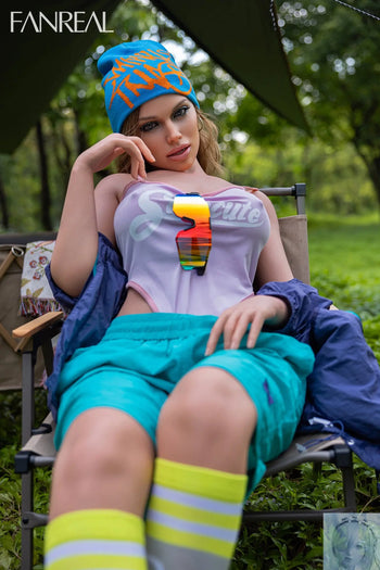 Fanreal 155cm F Cup Silicone Sex Doll Kelly Tan Real Skin Fanreal