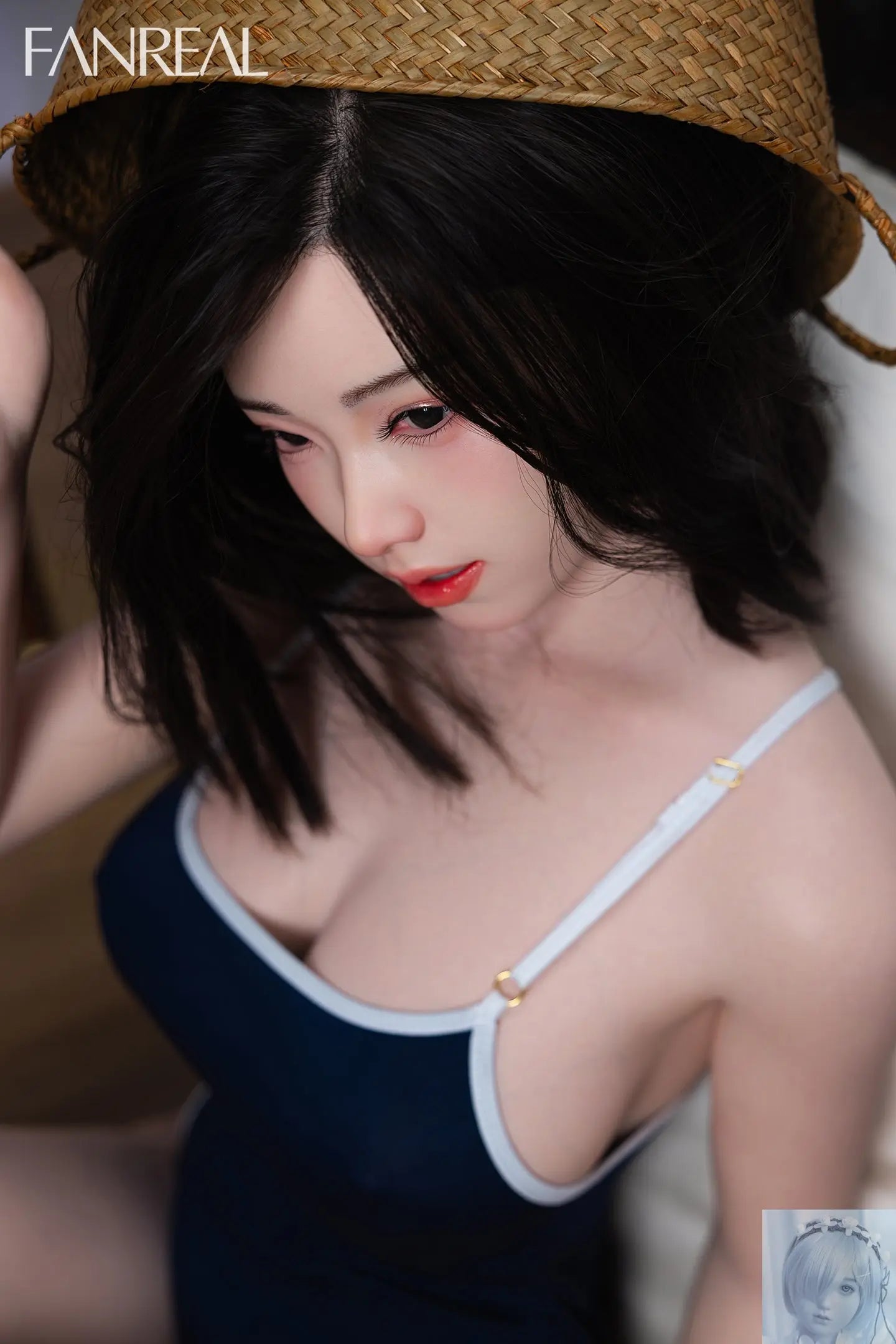 Fanreal 155cm F Cup Silicone Sex Doll Molly Tan Real Skin ROS Fanreal