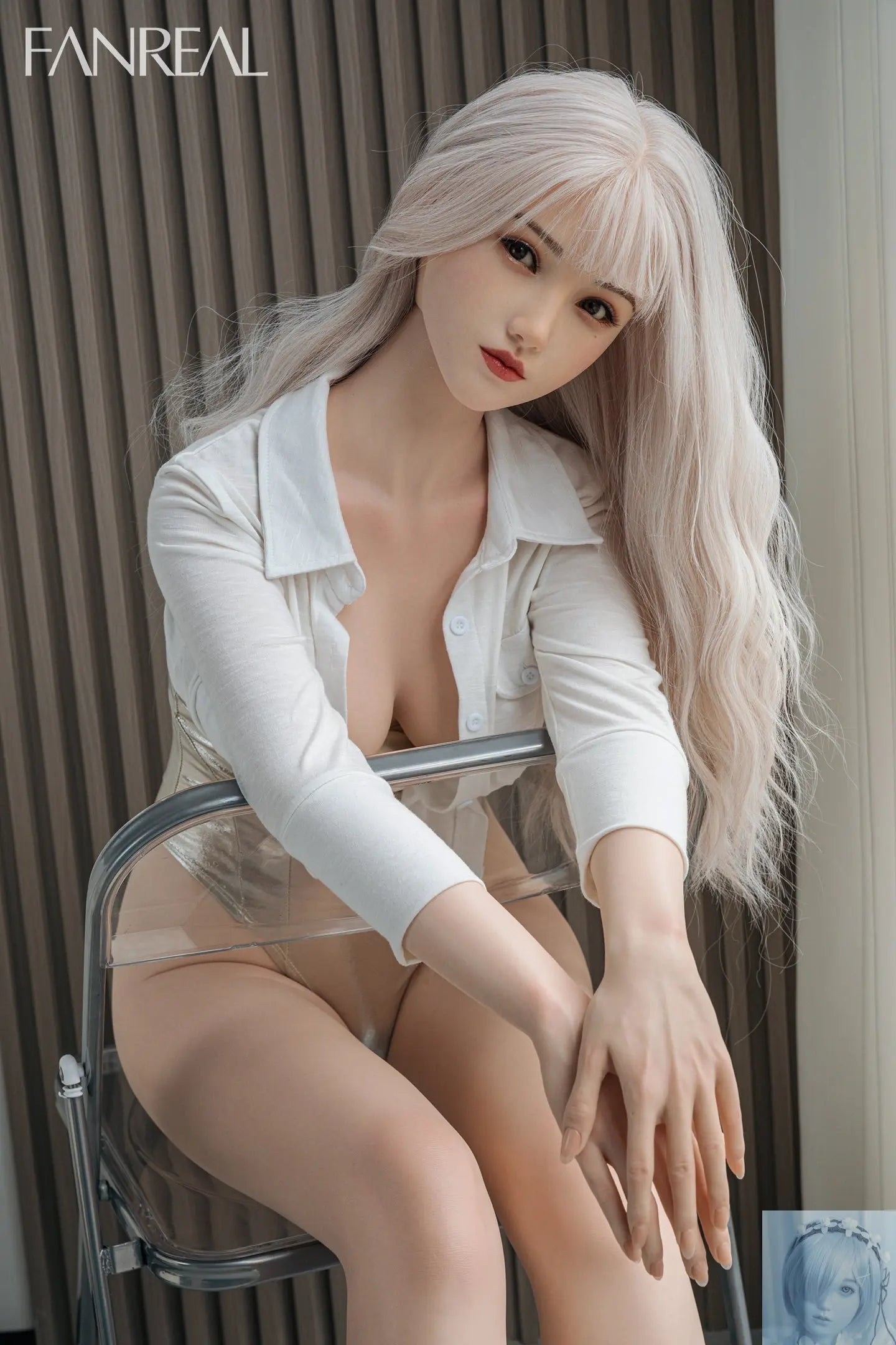 Fanreal 162cm C Cup Silicone Sex Doll Yao Blond Fanreal