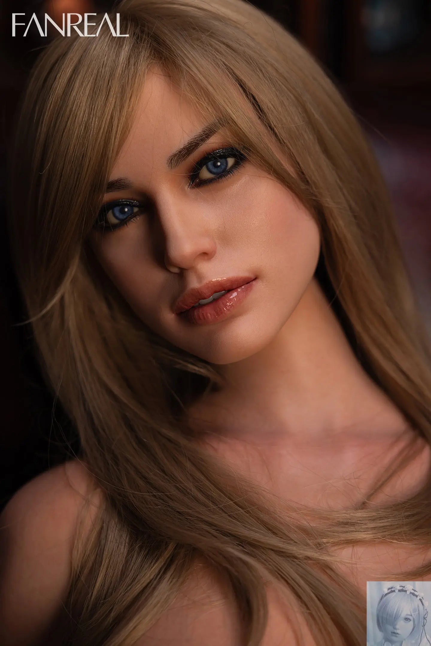 Fanreal 170cm D Cup Silicone Sex Doll Della ROS Tan Fanreal