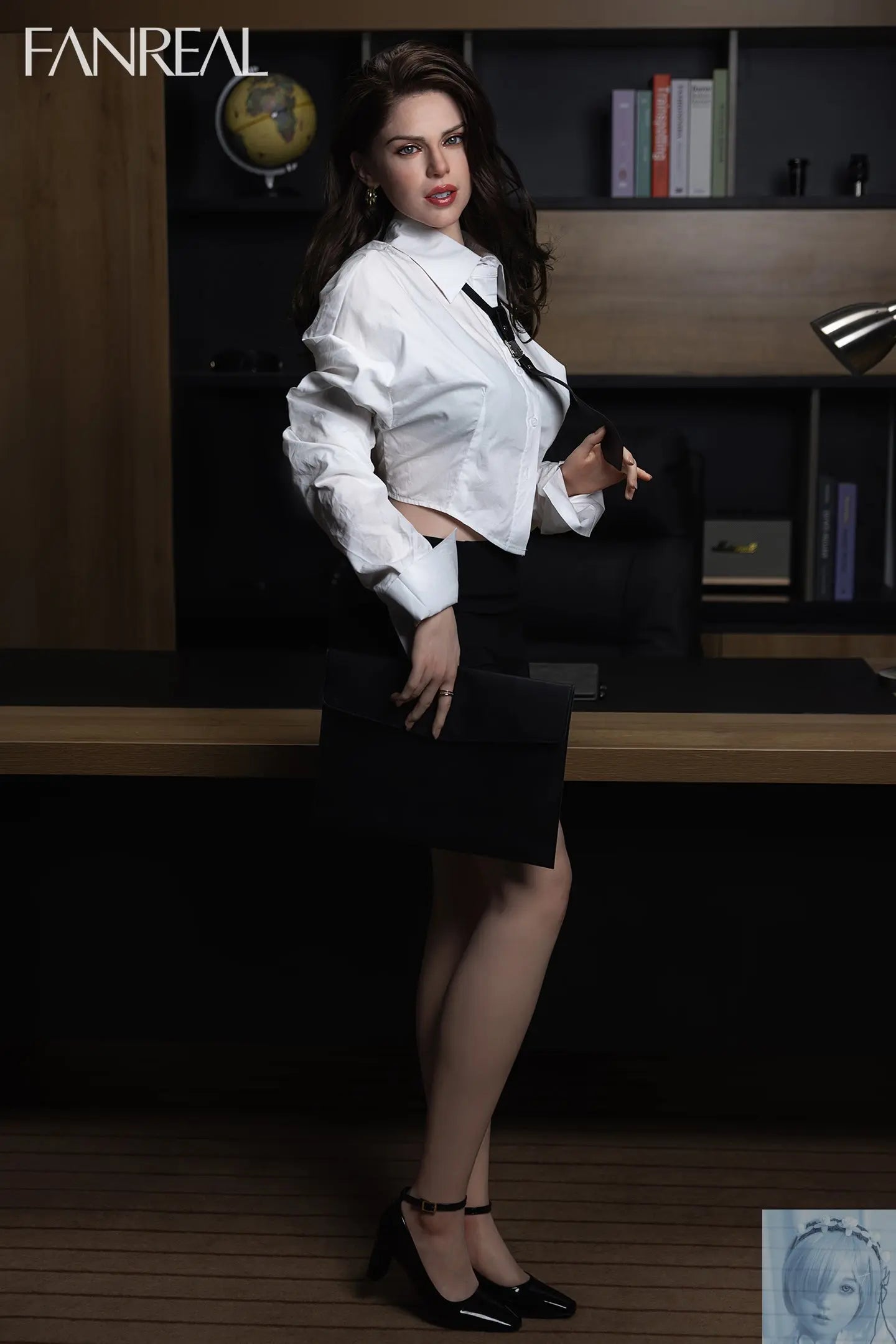 Fanreal 170cm D Cup Silicone Sex Doll Gina ROS Fair Fanreal