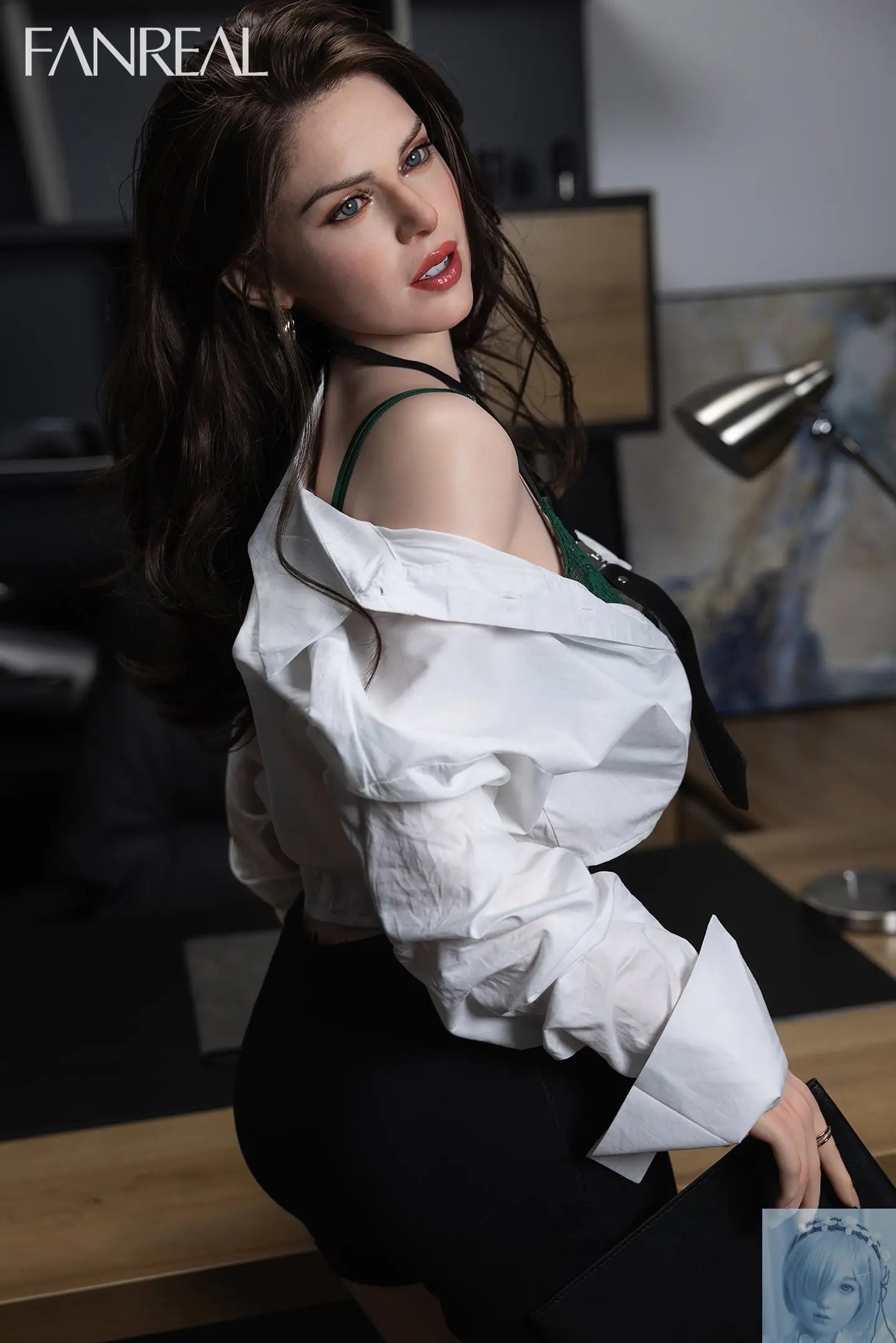 Fanreal 170cm D Cup Silicone Sex Doll Gina ROS Fair Fanreal