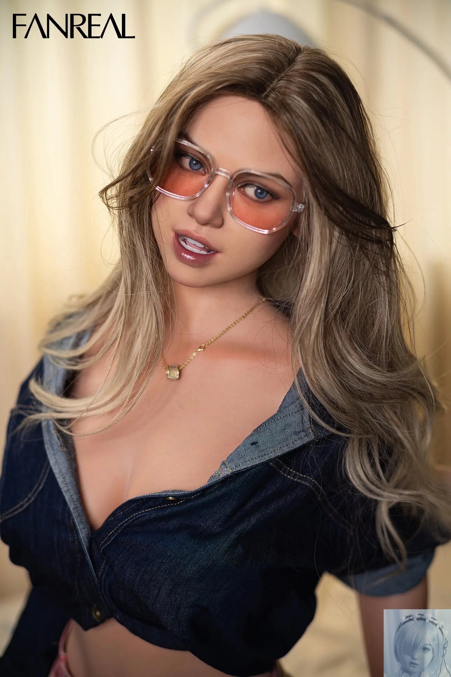 Fanreal 170cm G Cup Silicone Sex Doll Maria Tan ROS Fanreal