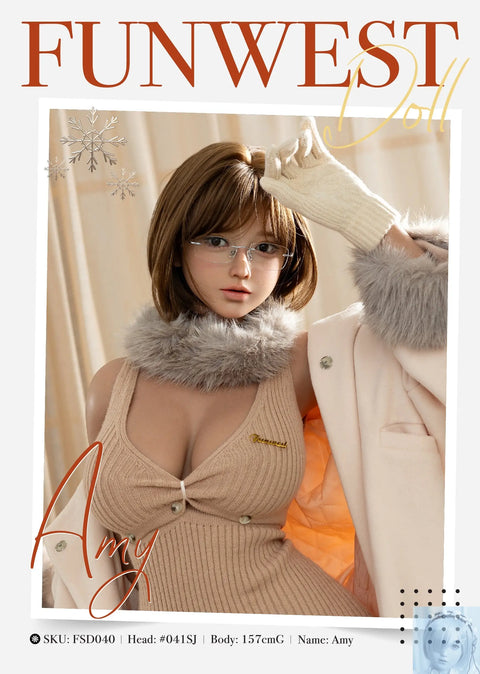 Funwest FS Series 157cm G Cup Full Silicone Sex Doll Amy Real Skin Texture Funwest