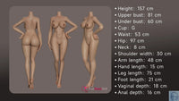 Funwest FS Series 157cm G Cup Full Silicone Sex Doll Bella Real Skin Texture Funwest