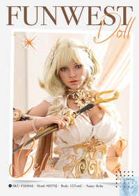 Funwest FS Series 157cm G Cup Full Silicone Sex Doll Bella Real Skin Texture Funwest
