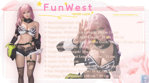 Funwest FS Series 157cm G Cup Full Silicone Sex Doll Lily Funwest
