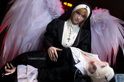 Funwest FS Series 159cm A Cup Full Silicone Sex Doll Bella Halloween Funwest