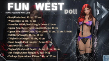 Funwest FS Series 168 D Cup Full Silicone Sex Doll Lexie Funwest