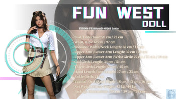 Funwest FS Series 168 D Cup Full Silicone Sex Doll Lexie with Real Skin Texture Funwest