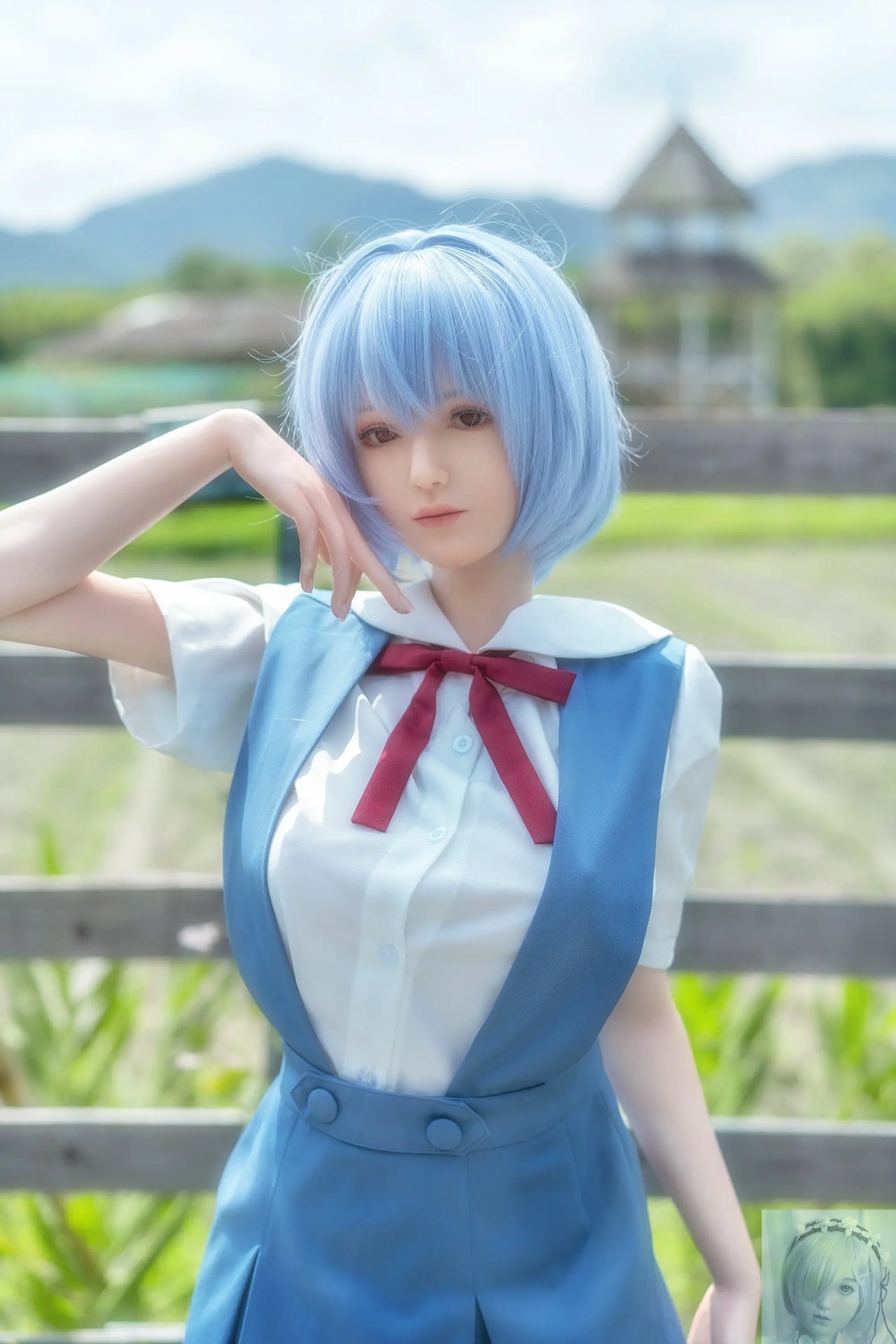 Game Lady Full Silicone 156CM A Cup Rei Ayanami lovedollsenpai