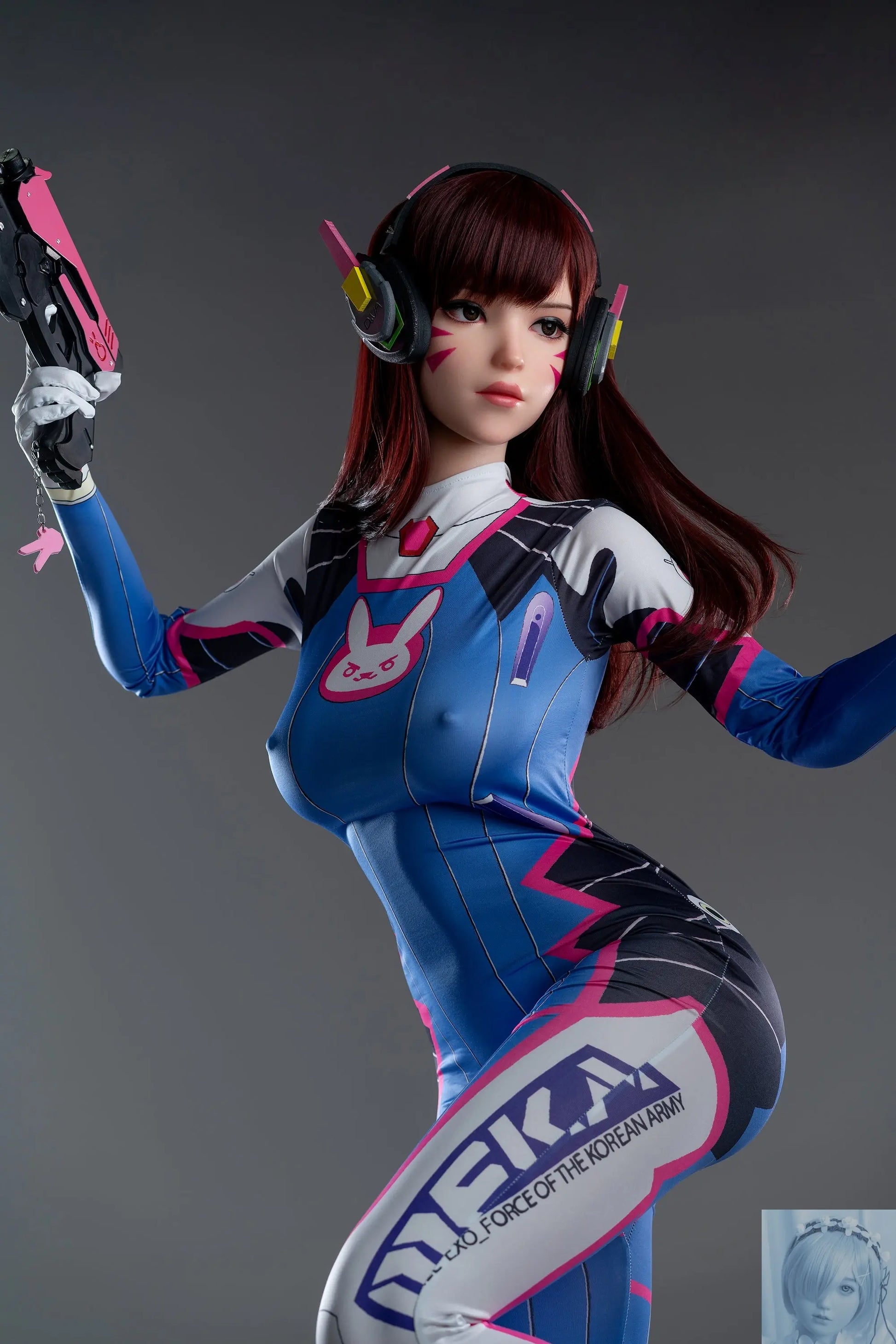 Game Lady Full Silicone 167CM D Cup Dva GameLady Doll