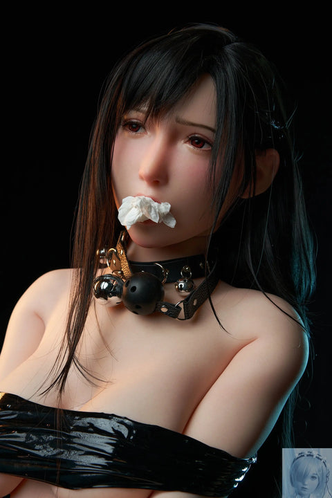 Game Lady 167cm D Cup Full Silicone Sex Doll Tifa Movable Jaw