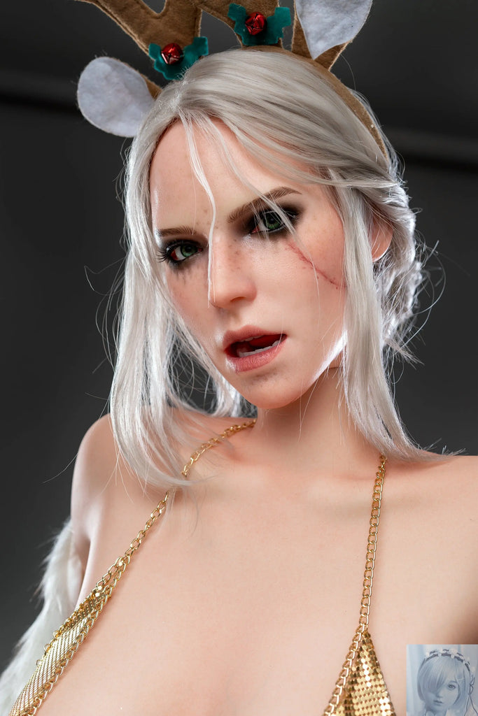 Game Lady Full Silicone 168CM A Cup Ciri with Movable Jaw lovedollsenpai