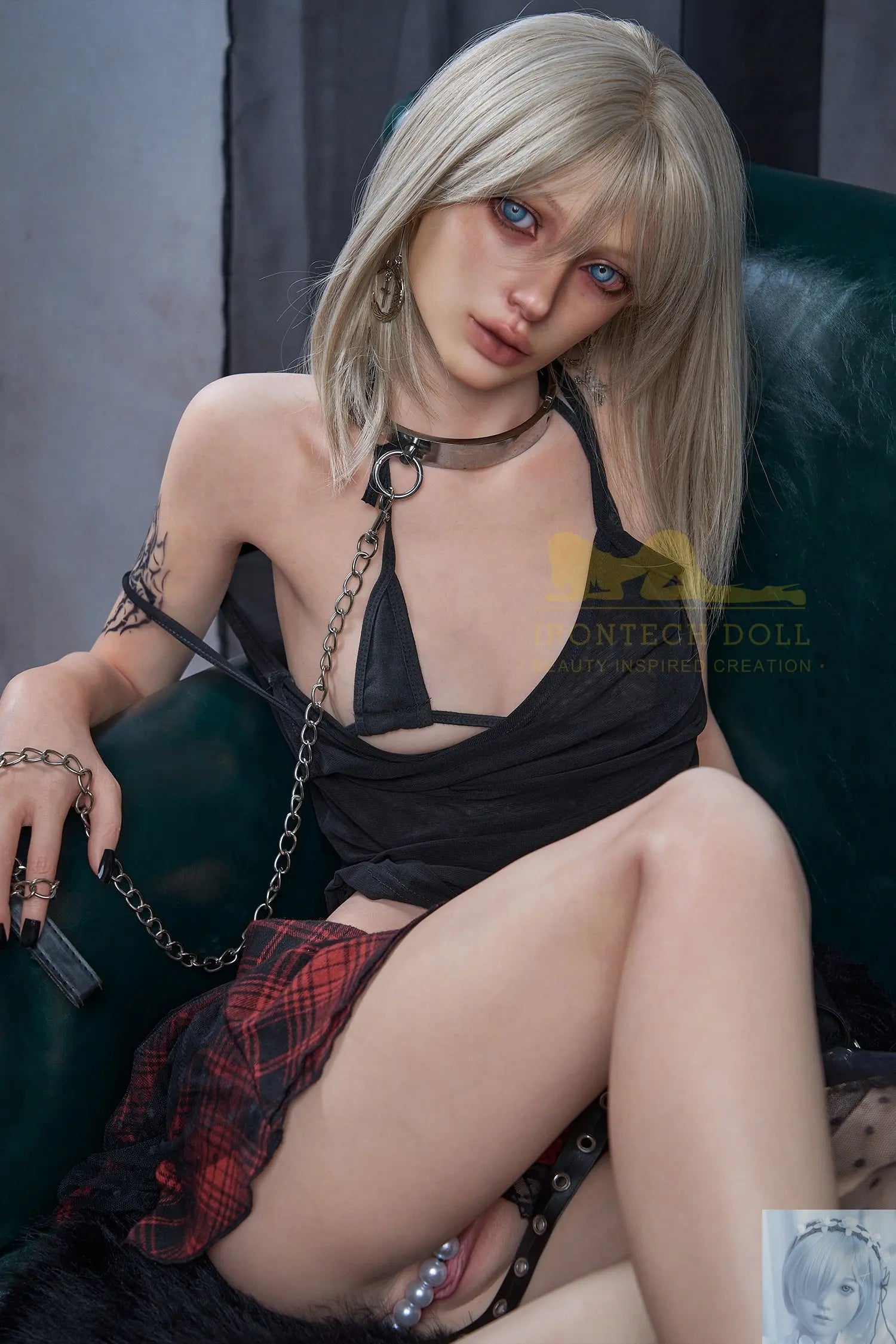 IronTech 161cm Silicone 161M A Cup Sex Doll B1 Irontech