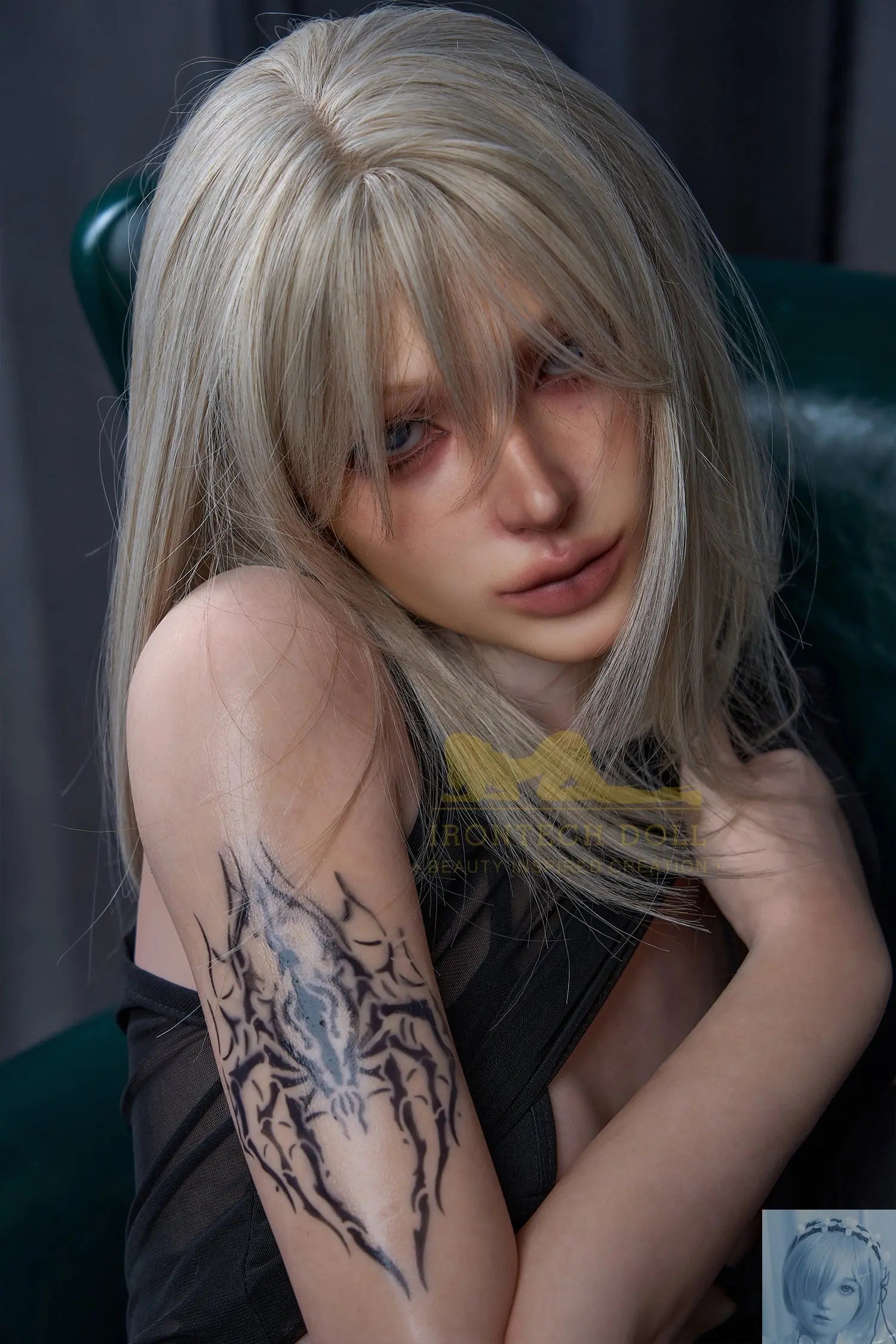 IronTech 161cm Silicone 161M A Cup Sex Doll B1 Irontech