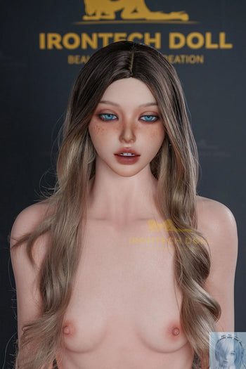 IronTech 161cm Silicone 161M A Cup Sex Doll B2 Icy Blue Irontech