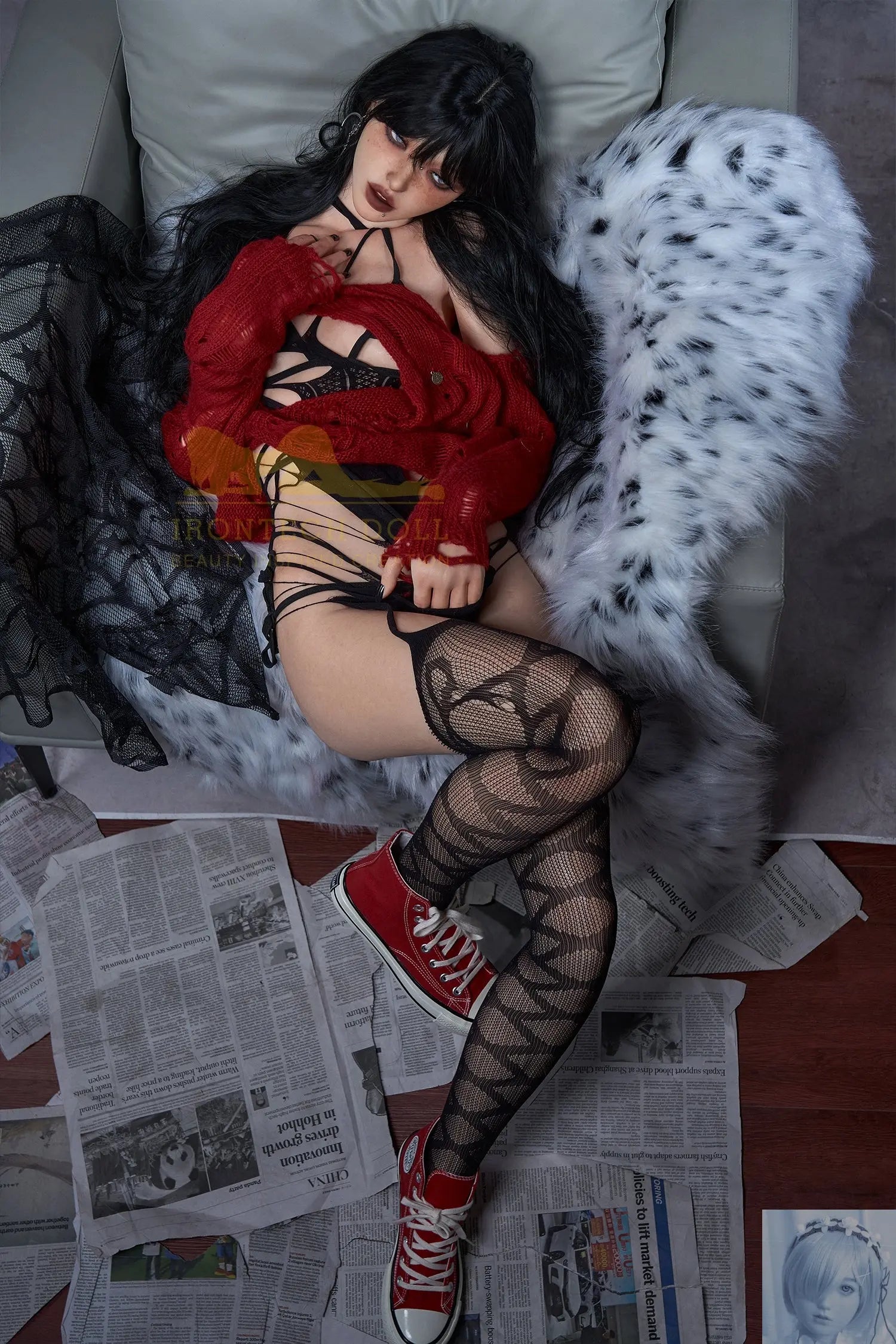 IronTech 161cm Silicone 161M A Cup Sex Doll B2 Irontech