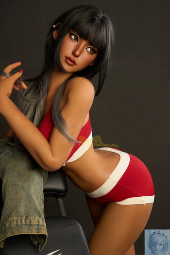 IronTech 161cm Silicone F Cup Sex Doll S14 Dark Tan Irontech