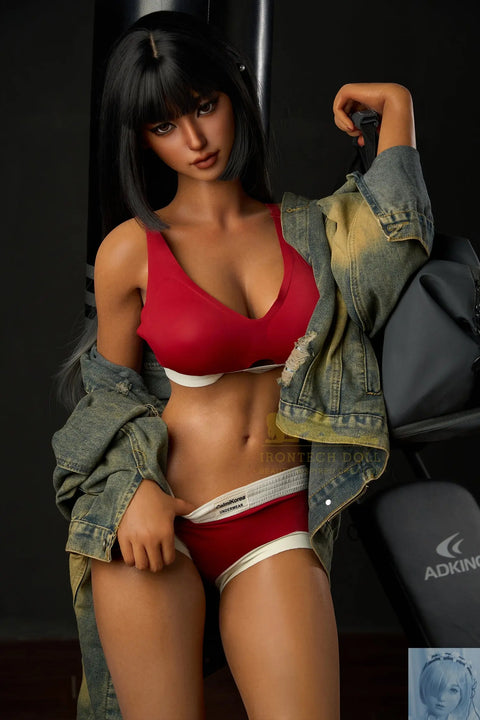 IronTech 161cm Silicone F Cup Sex Doll S14 Dark Tan Irontech