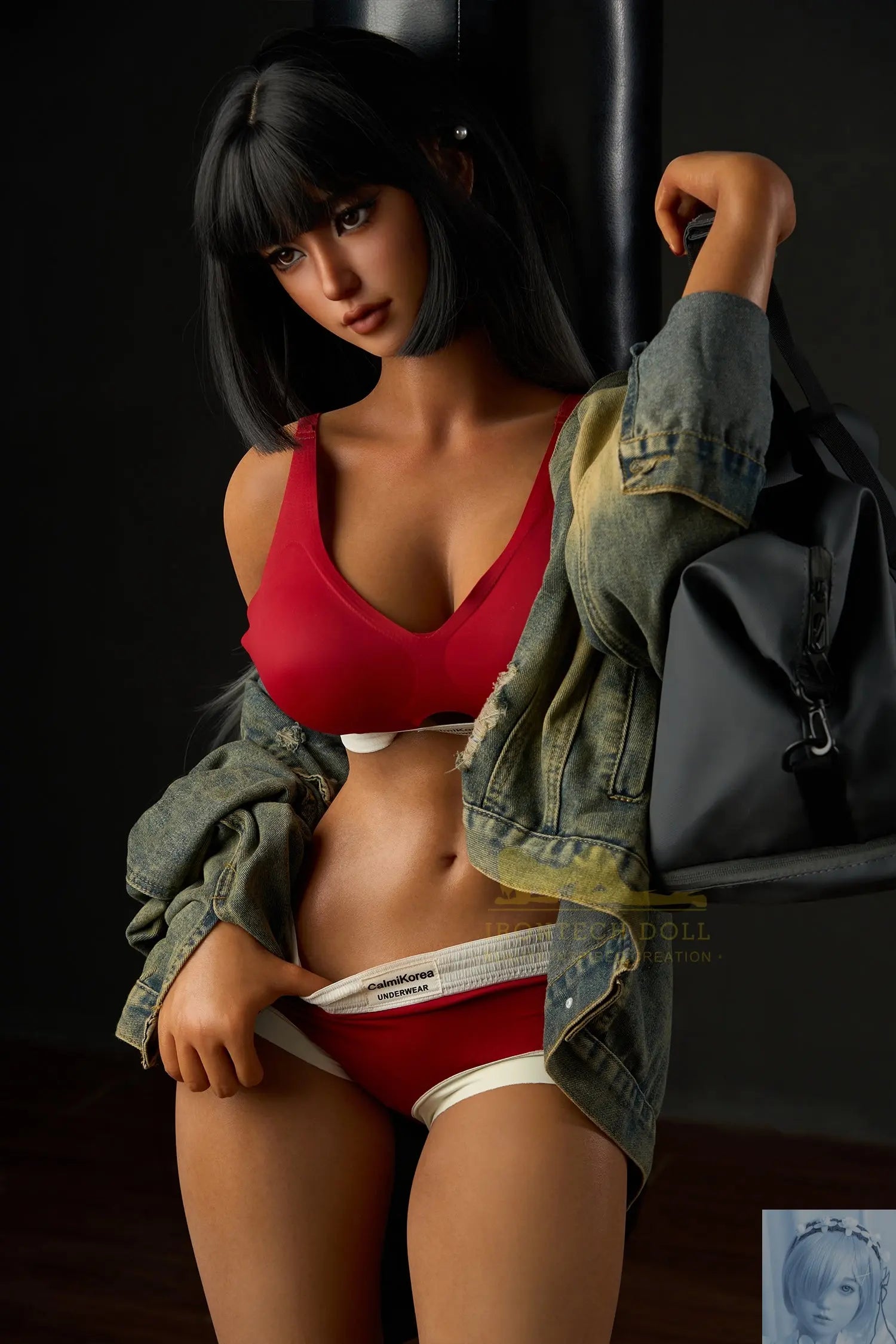 IronTech 161cm Silicone F Cup Sex Doll S14 Dark Tan Irontech