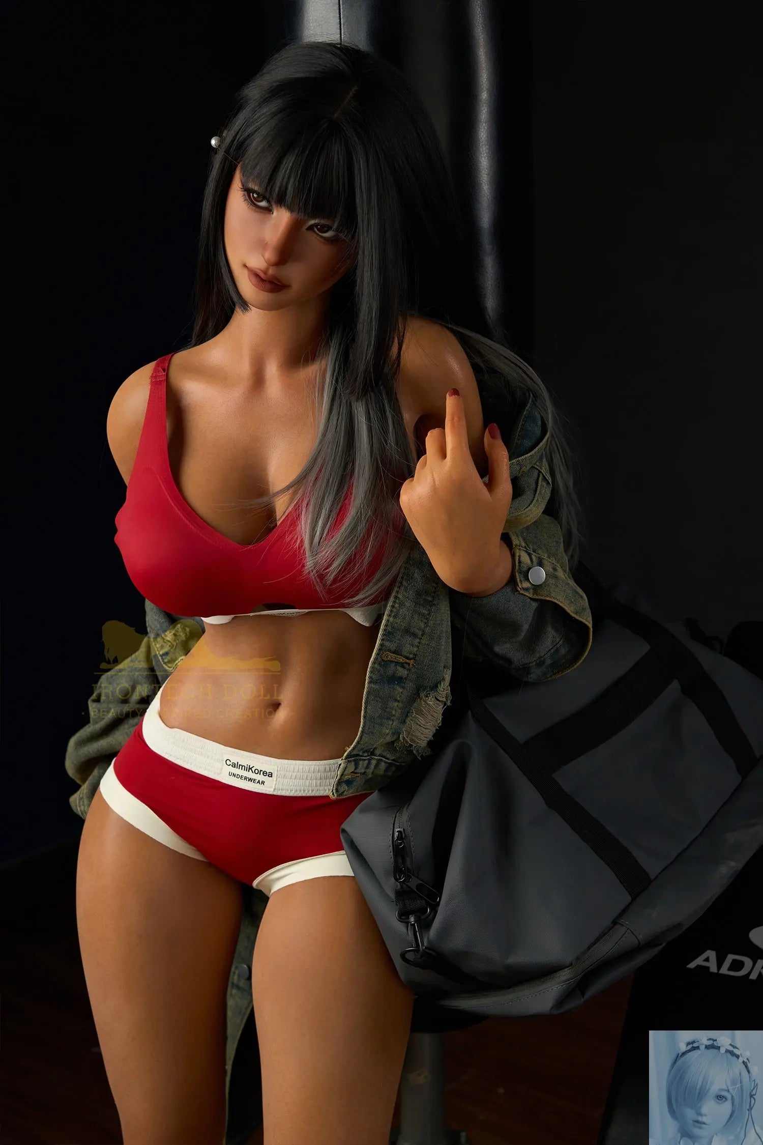 IronTech 161cm Silicone F Cup Sex Doll S14 Dark Tan Irontech