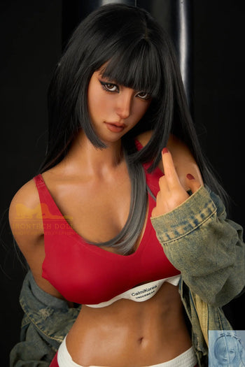 IronTech 161cm Silicone F Cup Sex Doll S14 Dark Tan Irontech