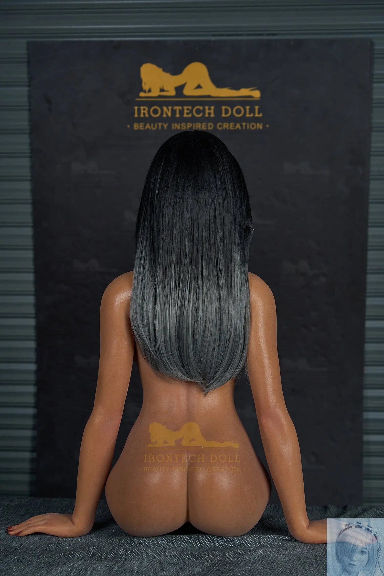 IronTech 161cm Silicone F Cup Sex Doll S14 Dark Tan Irontech