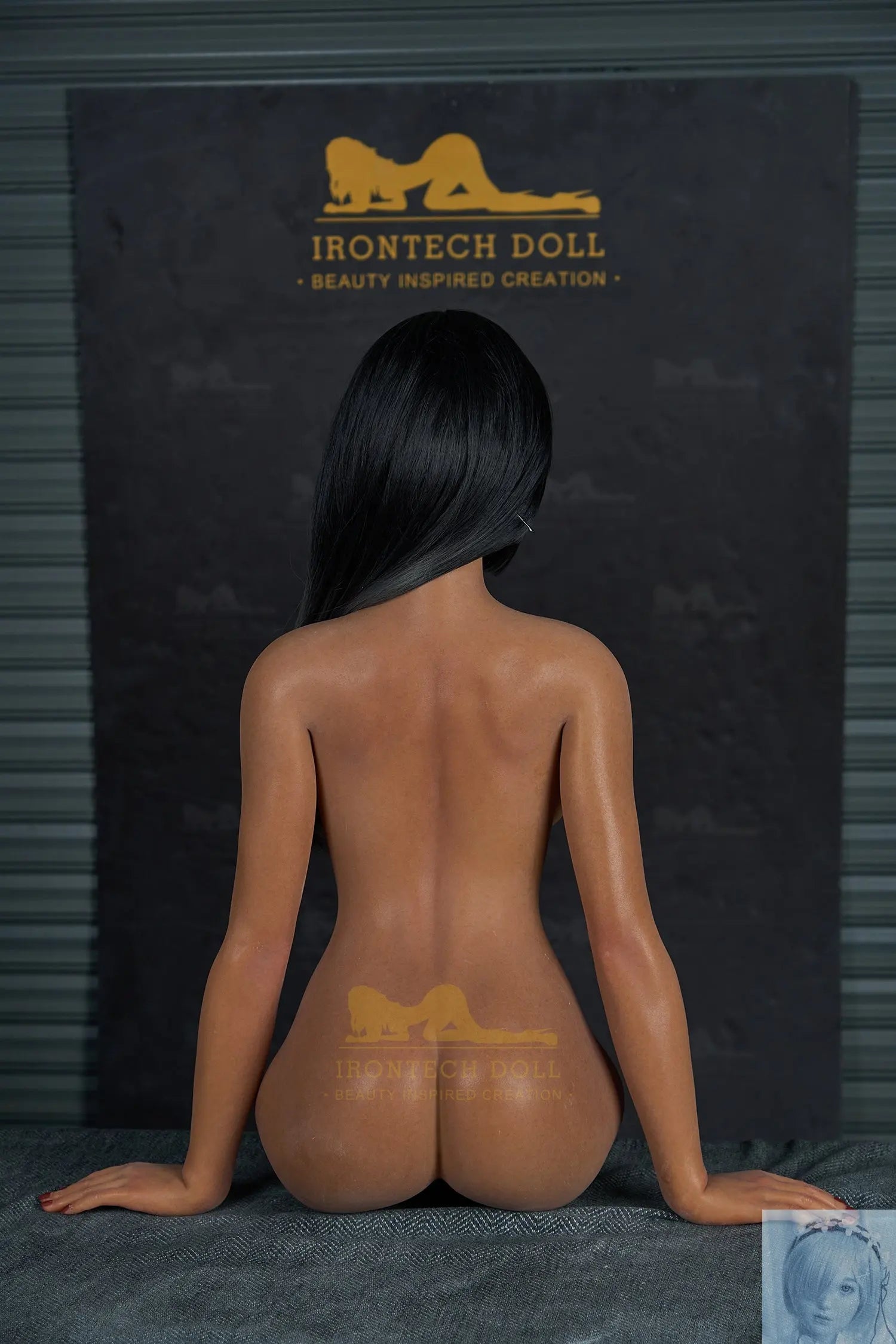 IronTech 161cm Silicone F Cup Sex Doll S14 Dark Tan Irontech