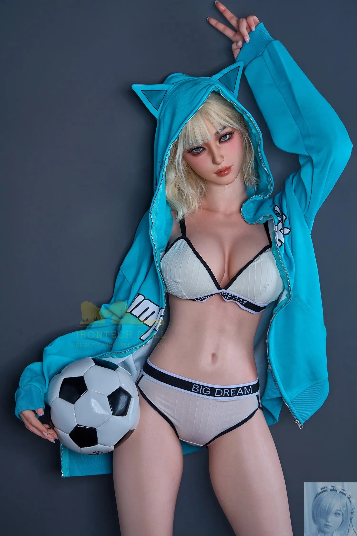 IronTech 161cm Silicone F Cup Sex Doll S14 Natural Irontech