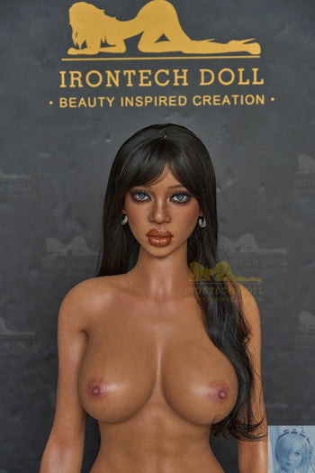 IronTech 161cm Silicone F Cup Sex Doll S33 Dark Tan Irontech