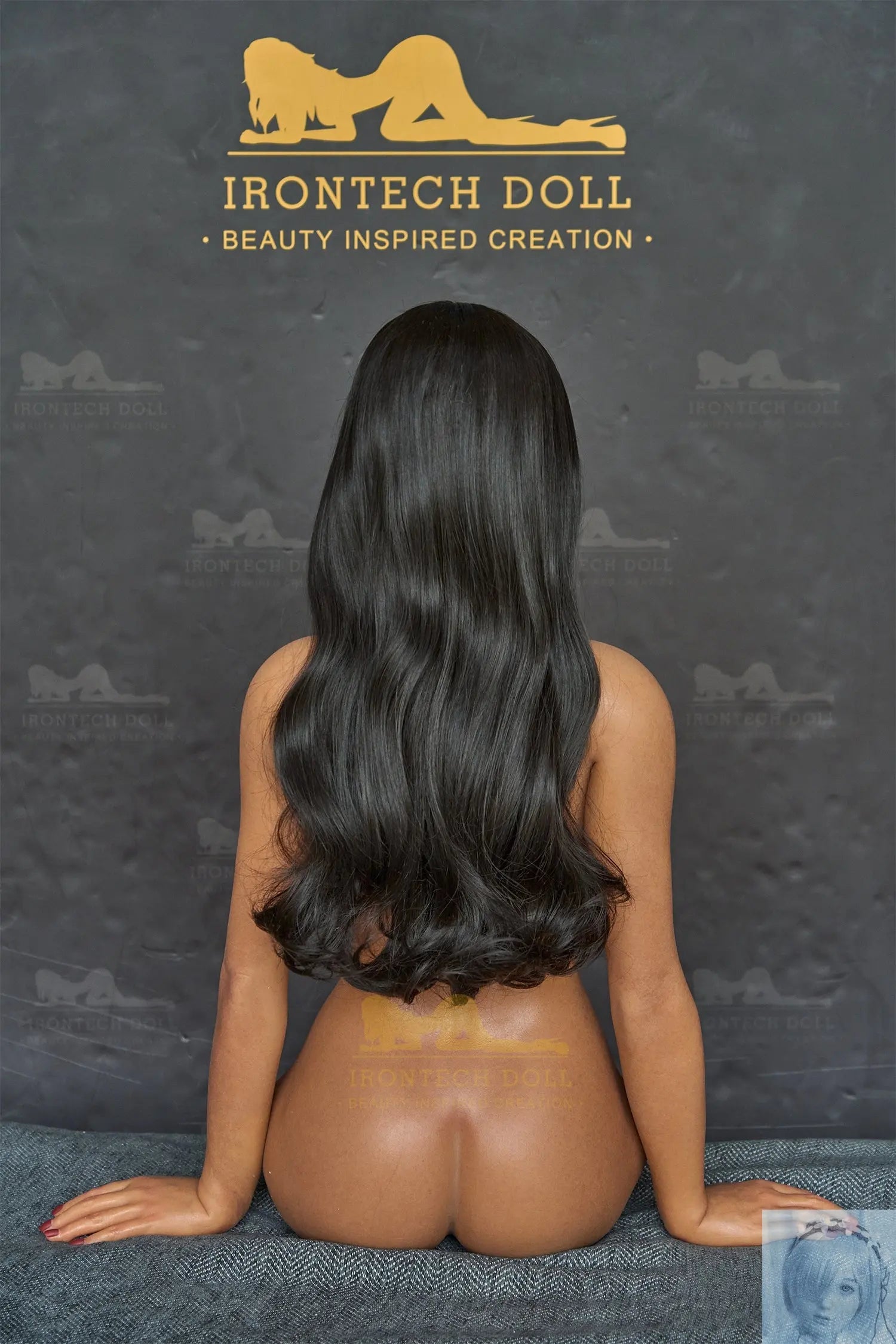 IronTech 161cm Silicone F Cup Sex Doll S33 Dark Tan Irontech